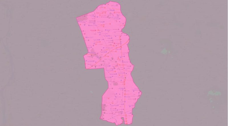 大和市の楽天回線の無制限エリア状況(2023年9月時点)_人口カバー率 100.00%